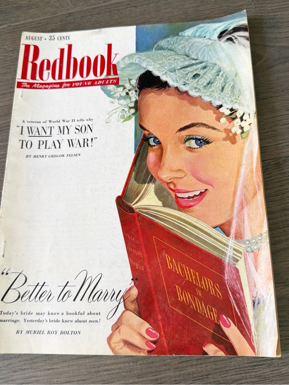 Vintage Magazine Redbook August 1951